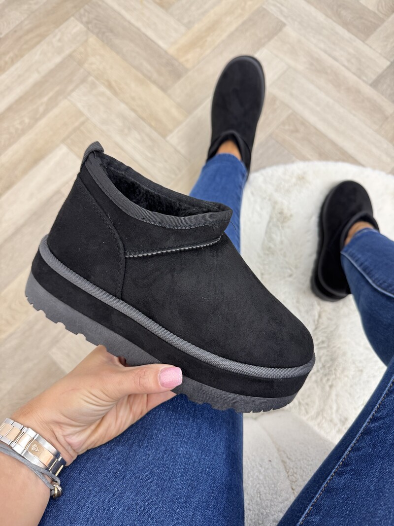 Uggies suede LT230-18 Black