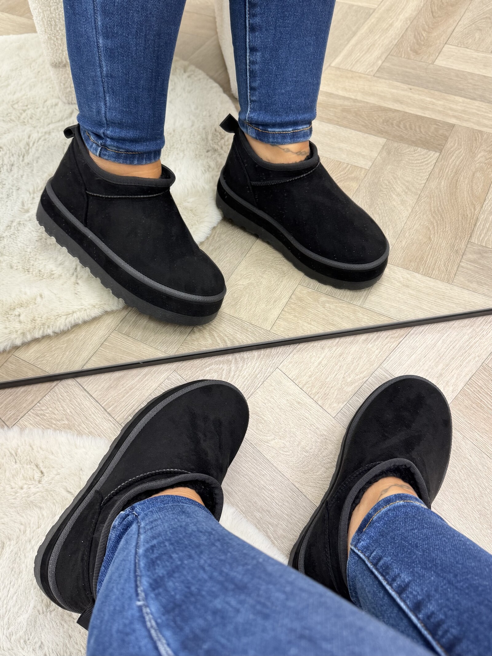 Uggies suede LT230-18 Black