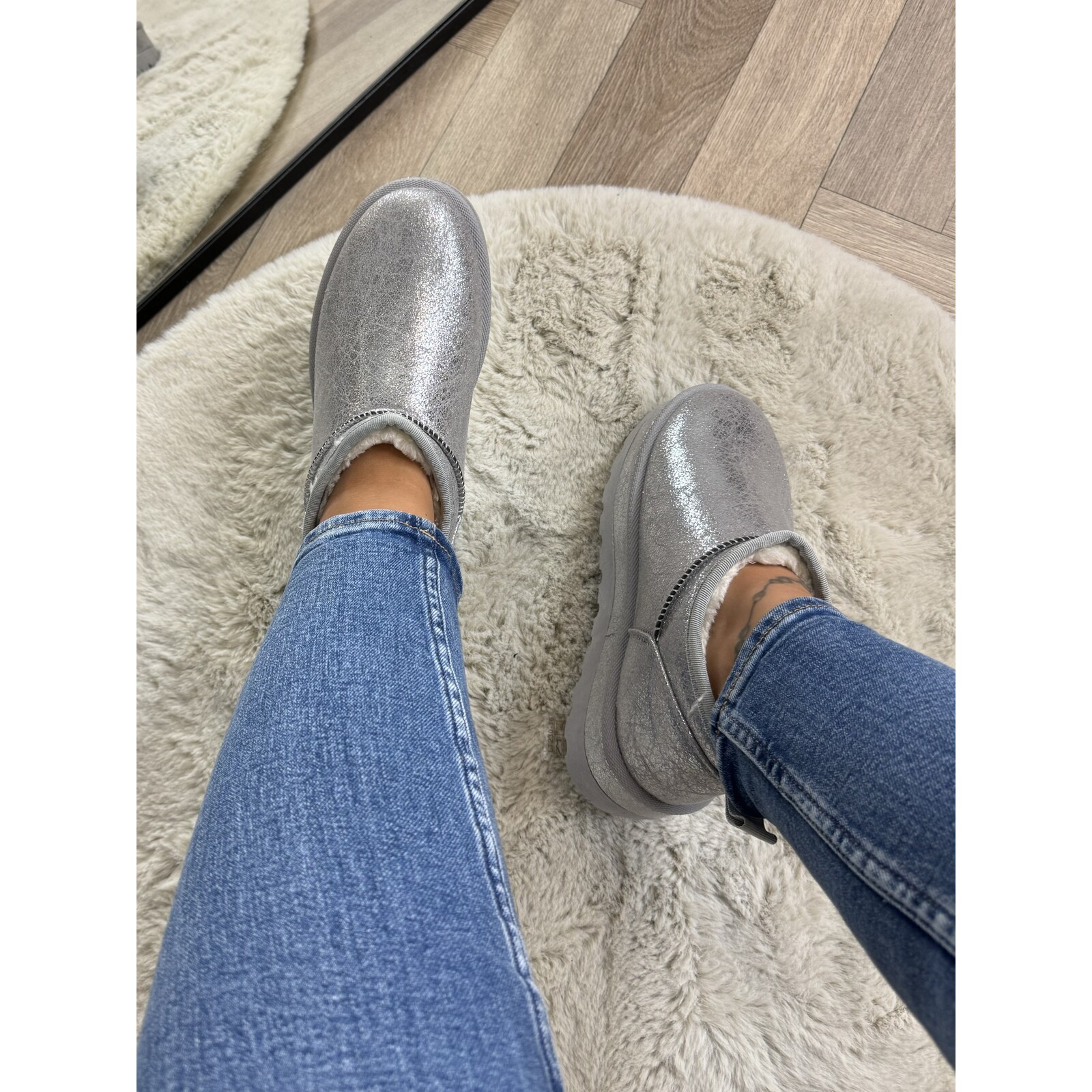 Uggies suede LT230-18 Silver