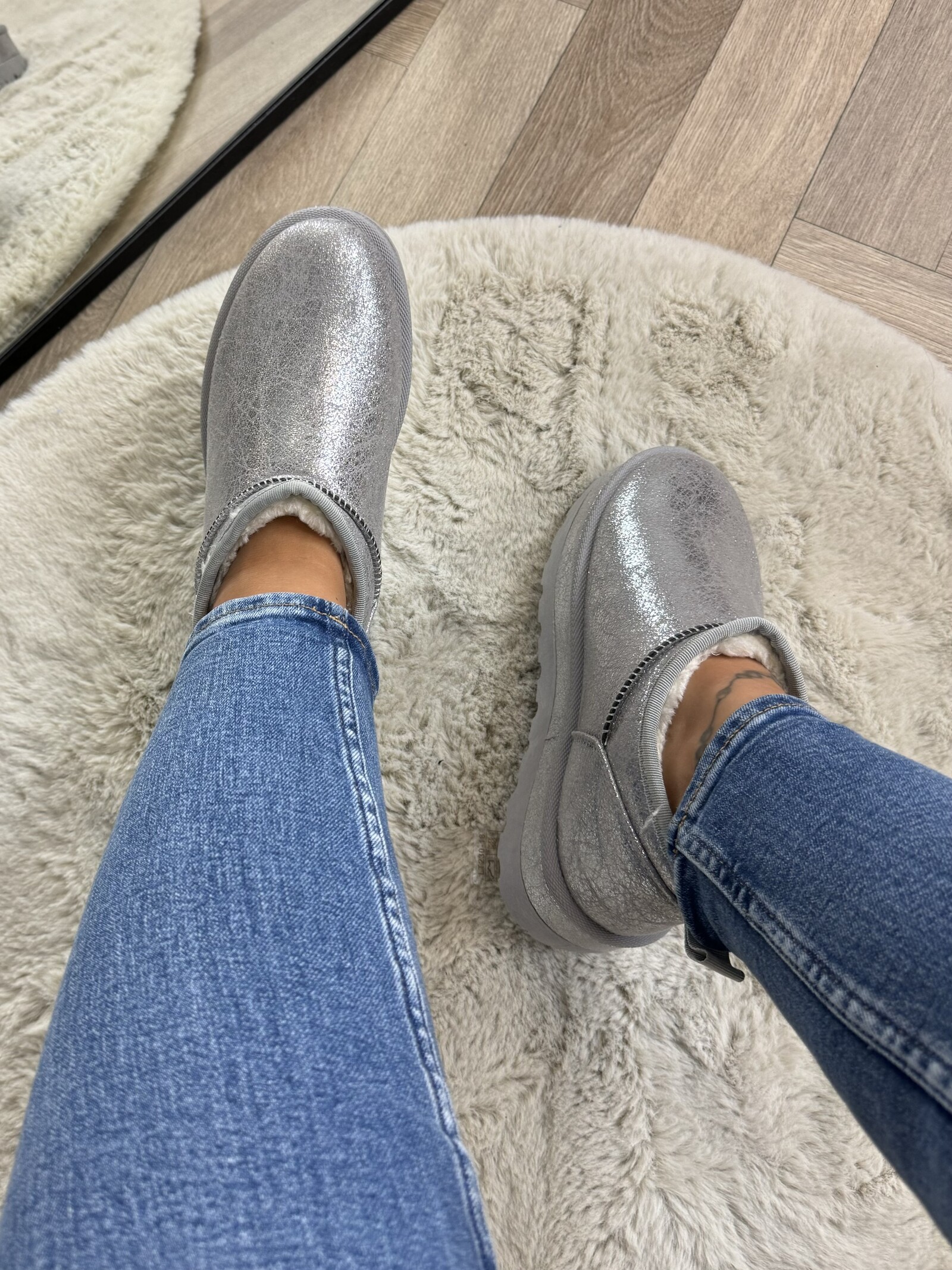 Uggies suede LT230-18 Silver