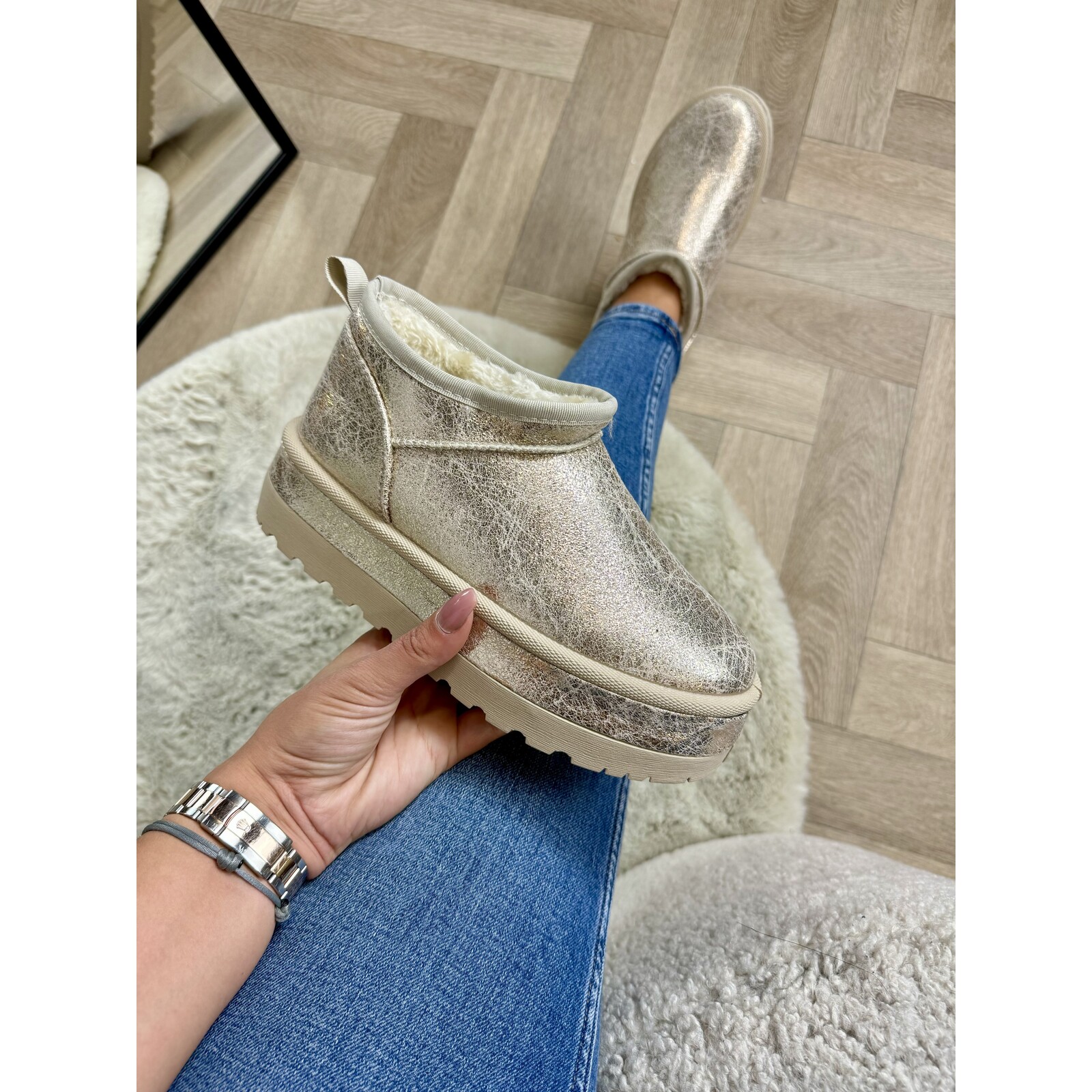 Uggies suede LT230-18 Gold