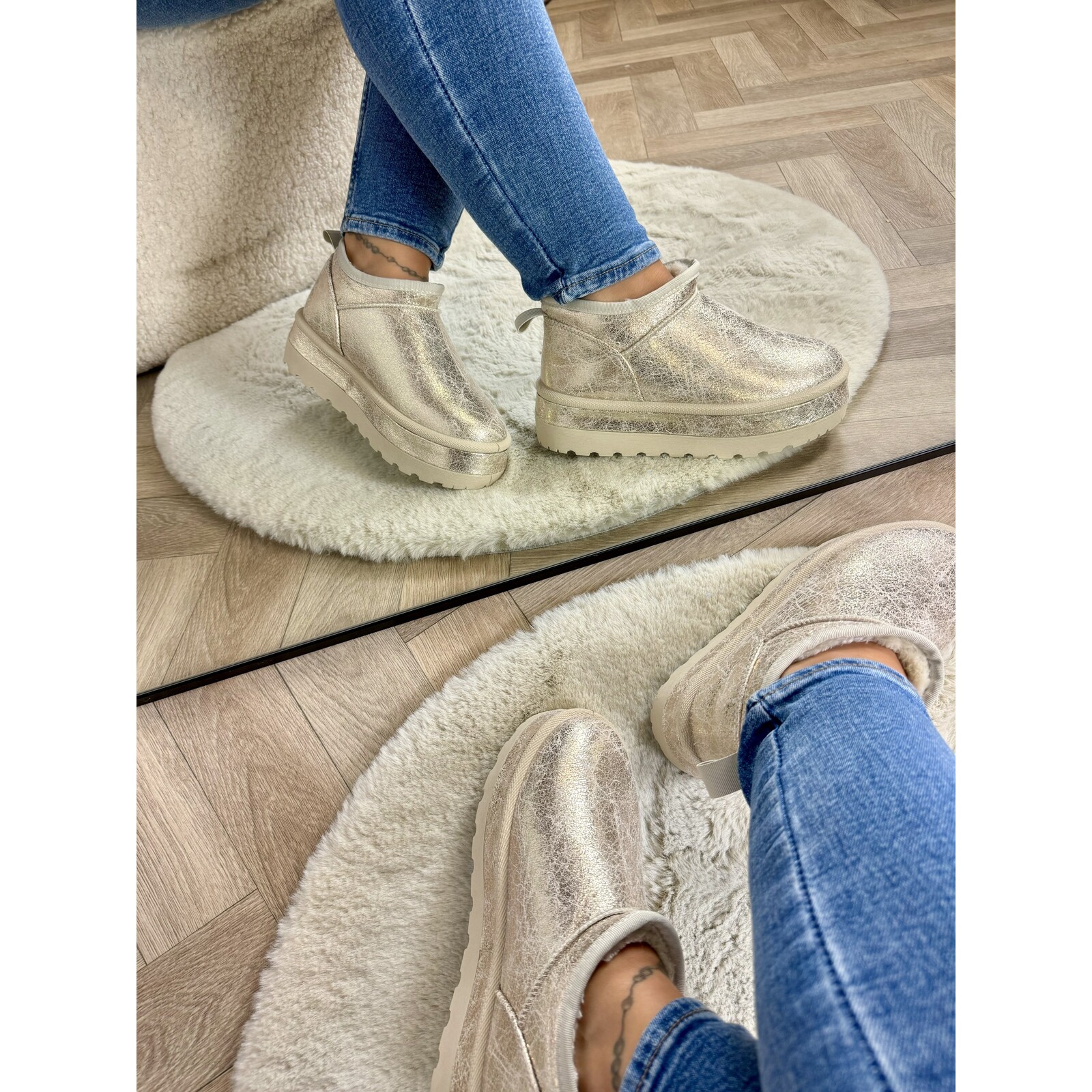 Uggies suede LT230-18 Gold