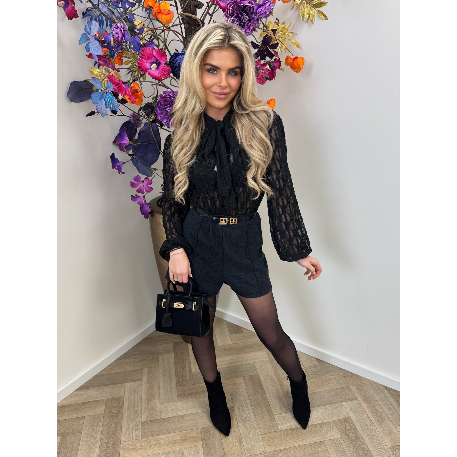 Jumpuit Gisella Lace black WEB ONLY