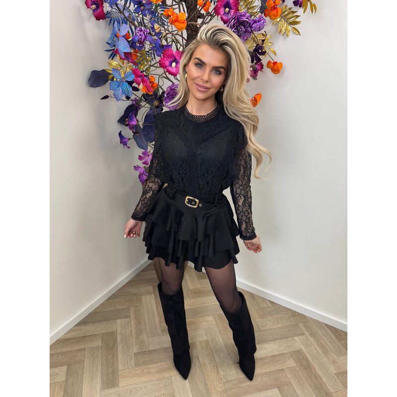 Top Jolie lace black 2111