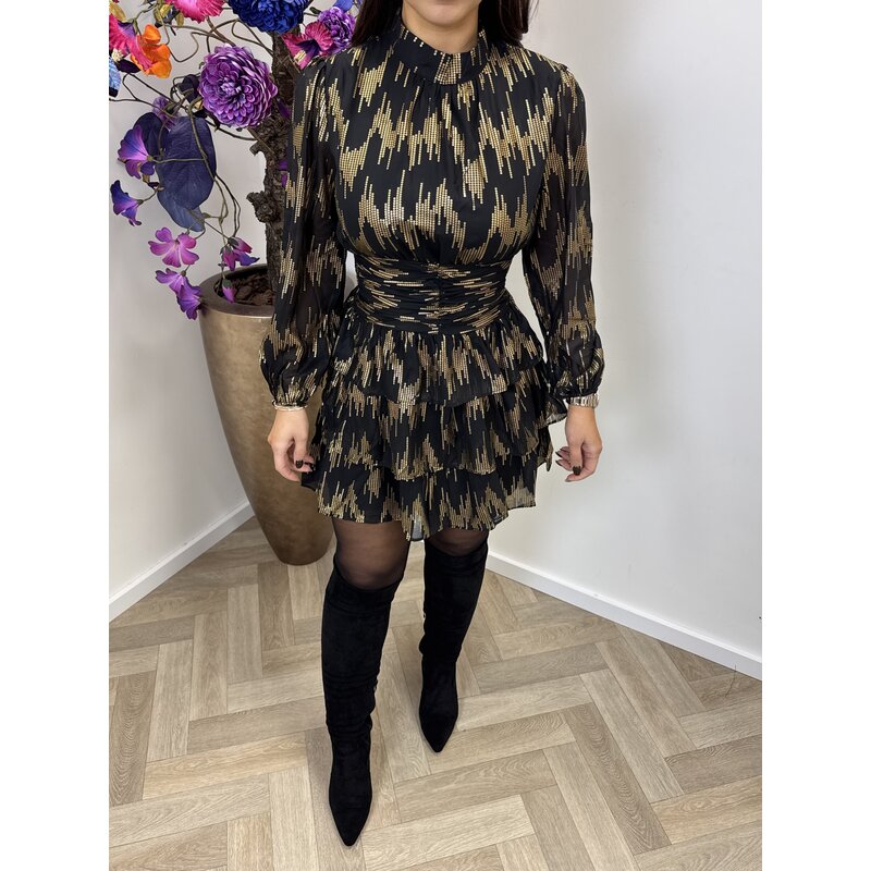 Dress Goldie Black cy4582a