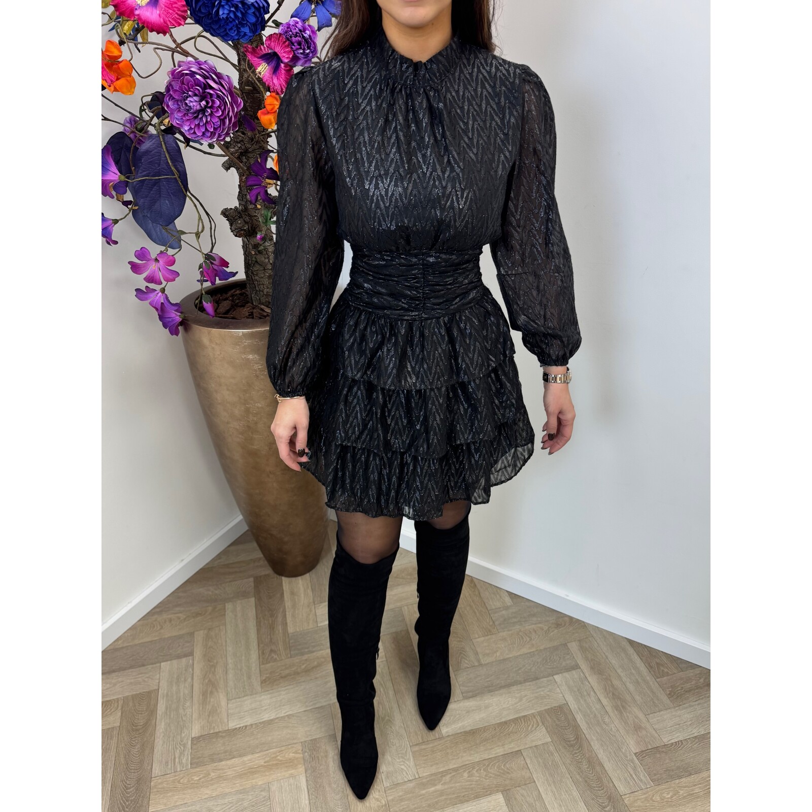 Dress Glam Rosina Black CY4446a