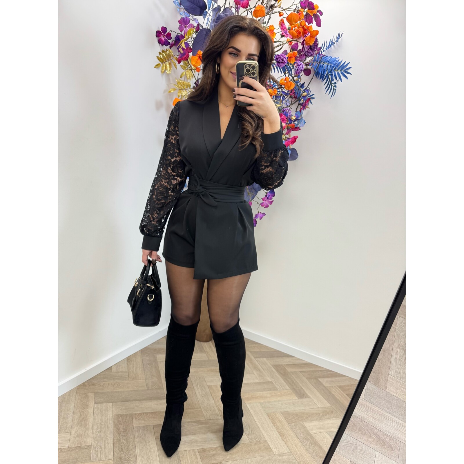 Jumpsuit Stella Lace Black