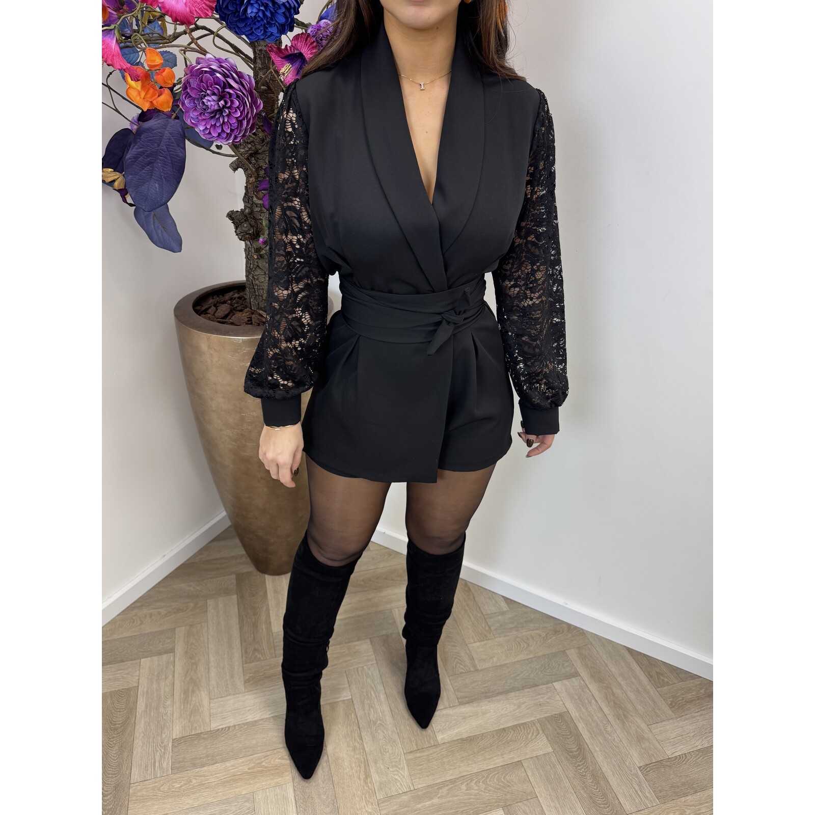 Jumpsuit Stella Lace Black