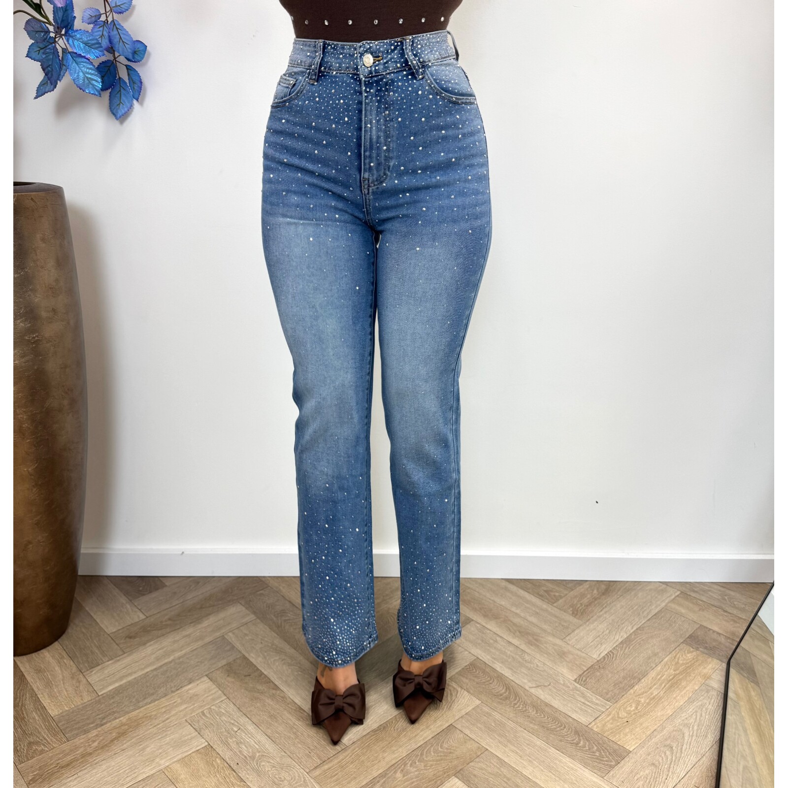 Jeans Full Diamonds marivy blue MG-880