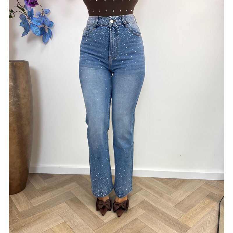 Jeans Full Diamonds marivy blue MG-880