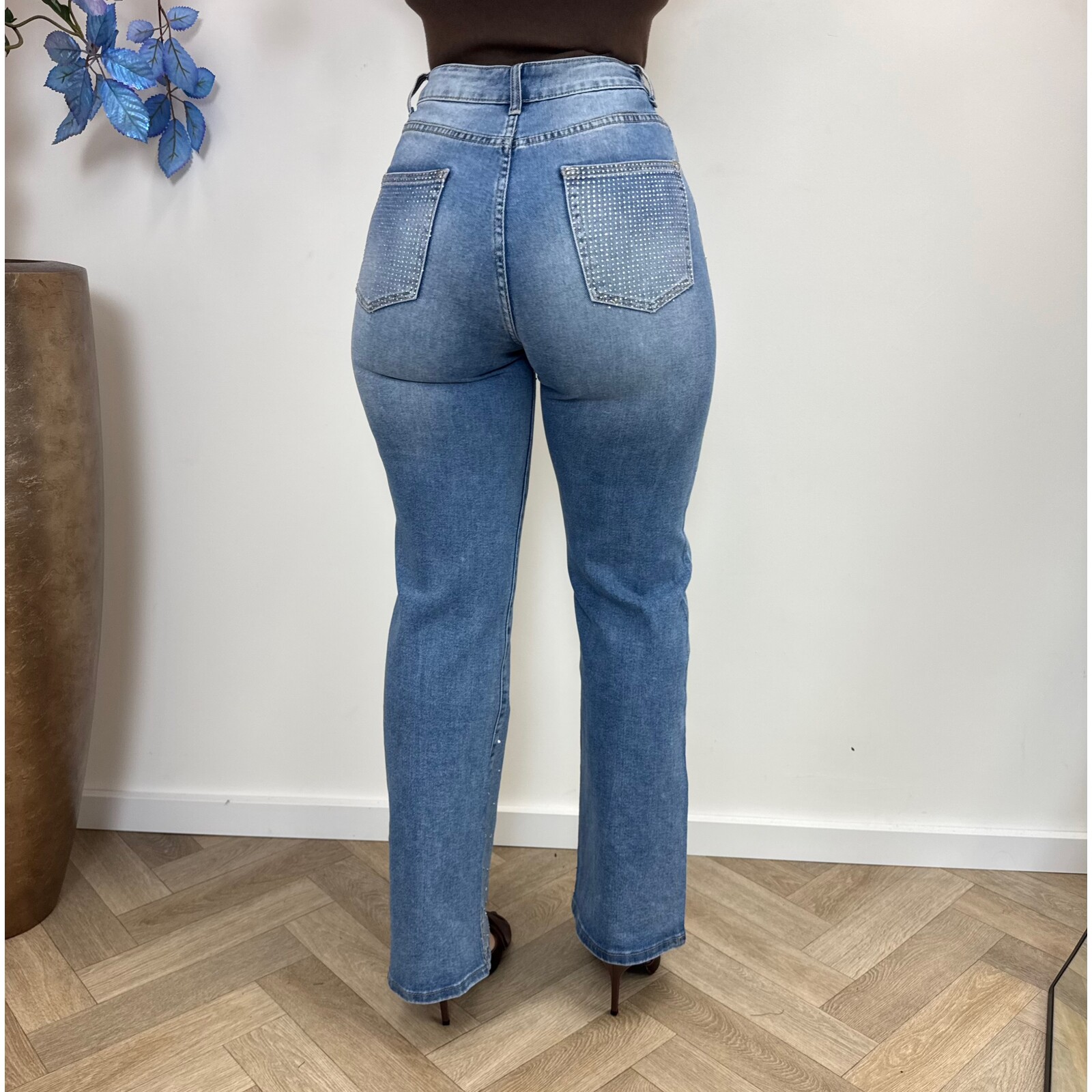 Jeans Full Diamonds marivy blue MG-880