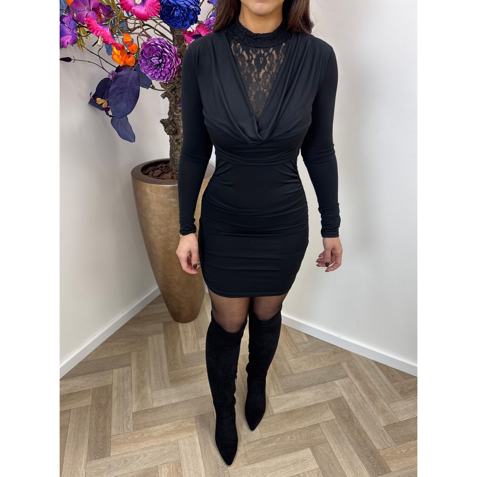 Dress Stacey lace Black