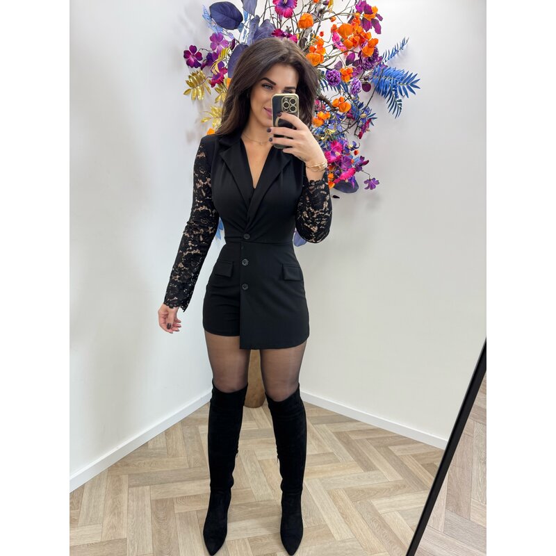 Jumpsuit Ilse Lace Black