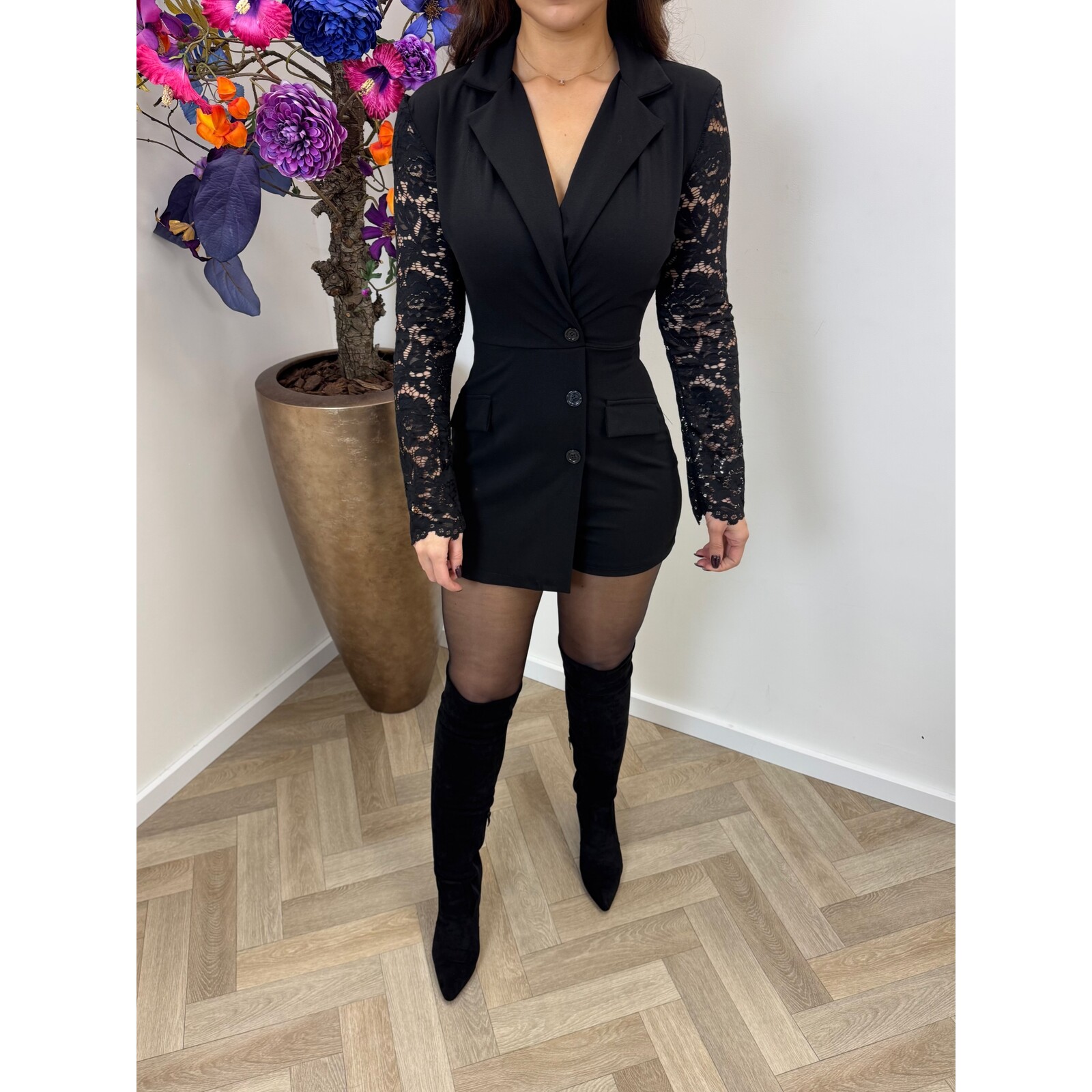 Jumpsuit Ilse Lace Black