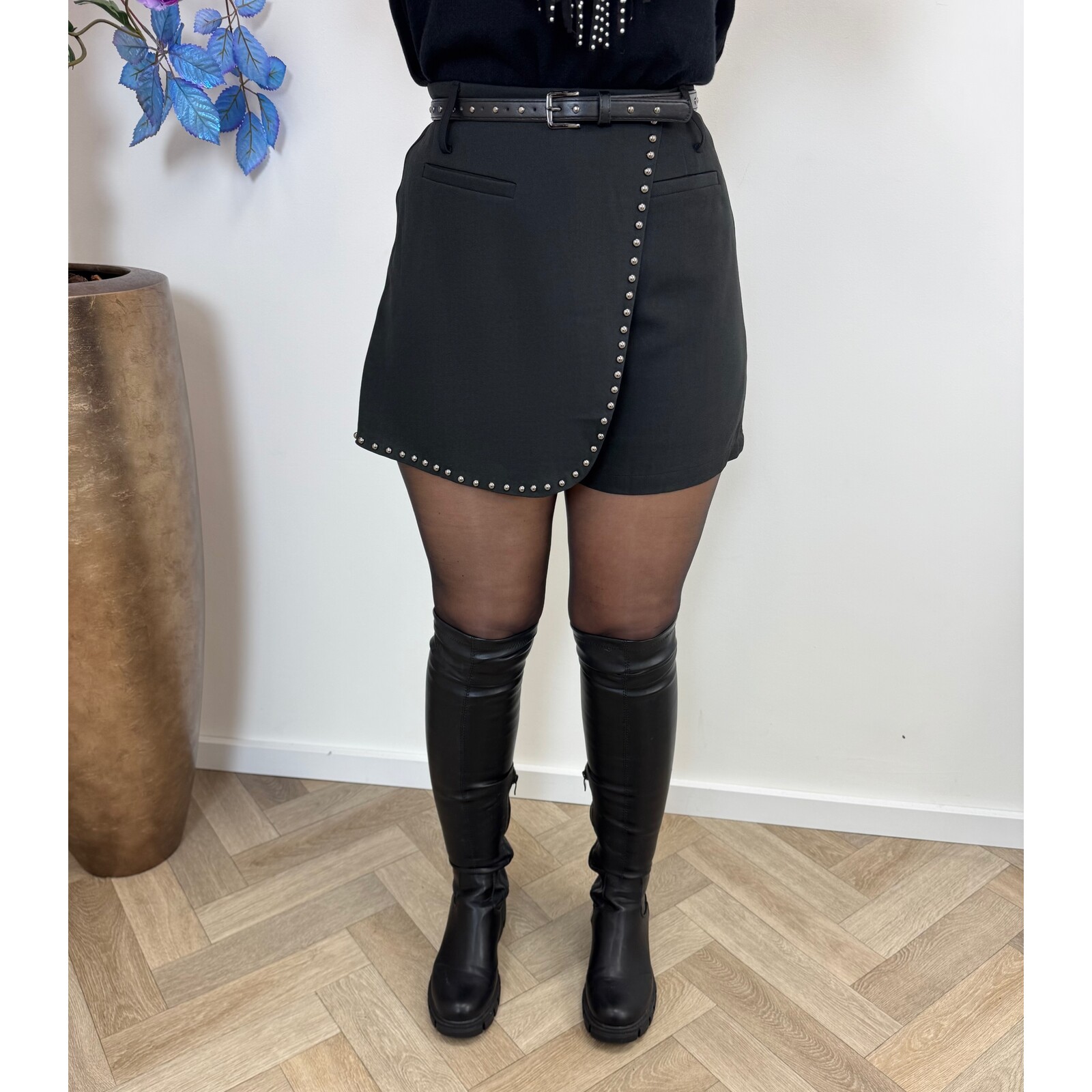 Skort Studs Black WZ20583