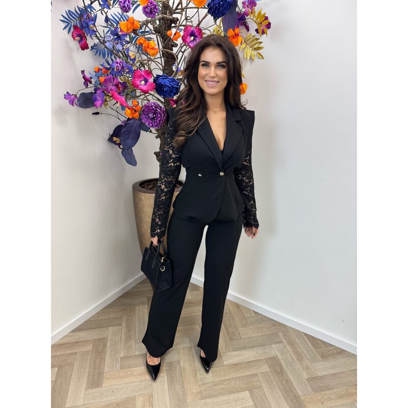 2 Delig Pak Mili Lace Black