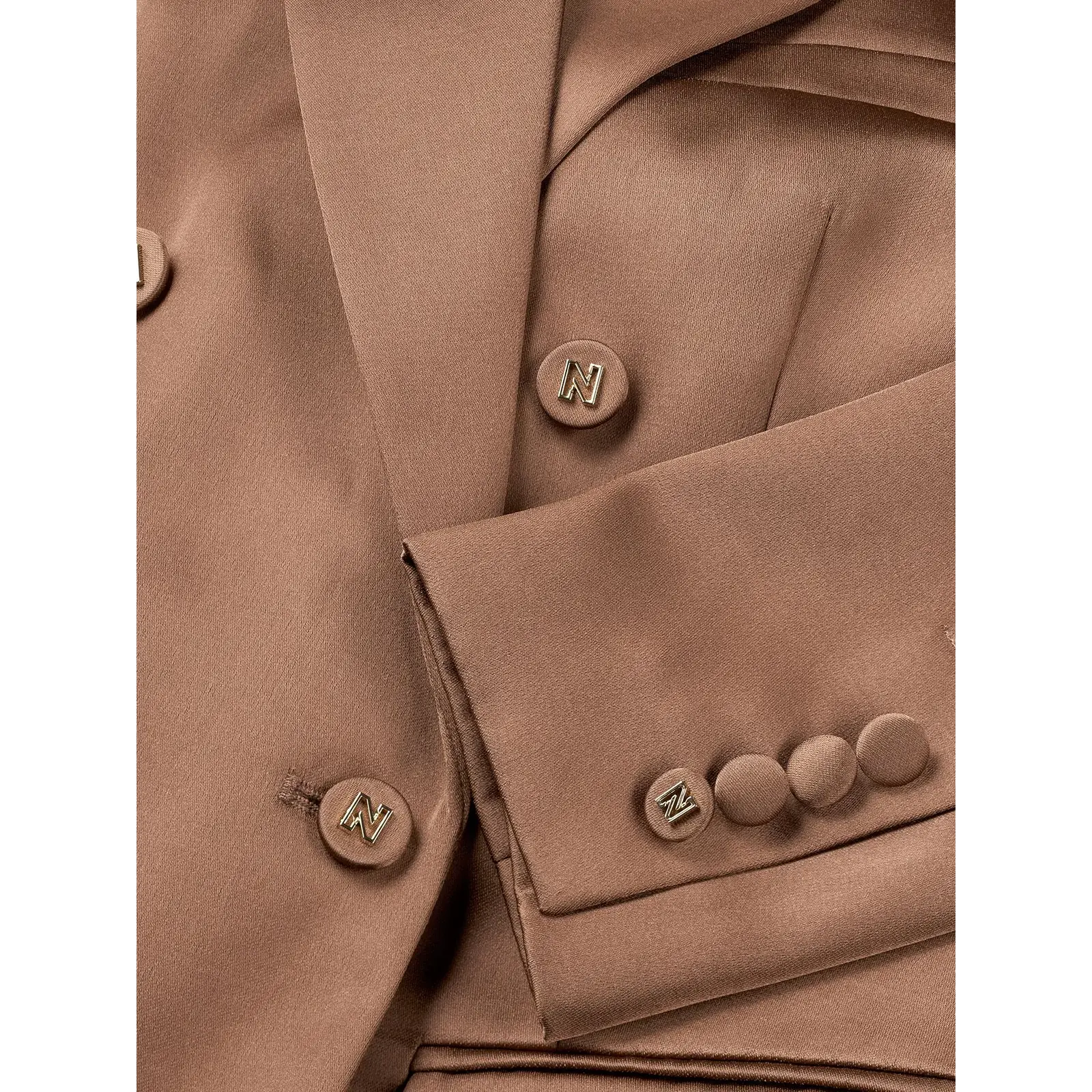 Nikkie Blazer Satijn Omahah Walnut Nikkie