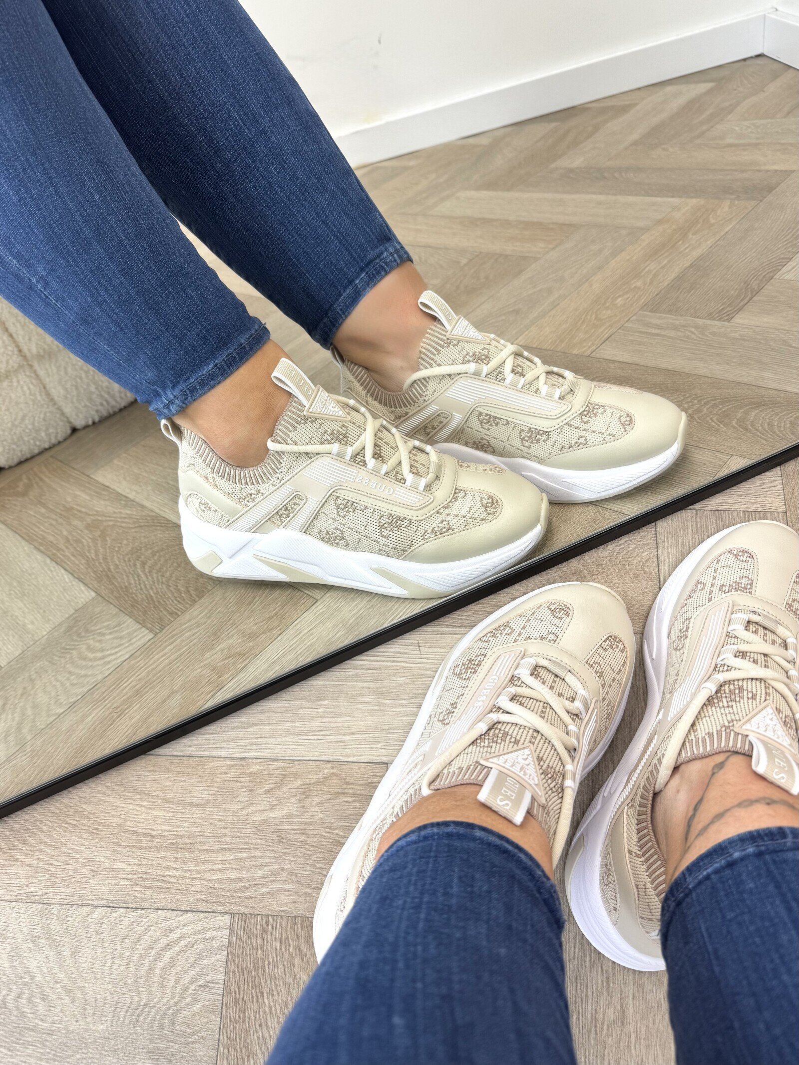 Guess Sneakers Genga Multi Beige Guess 982
