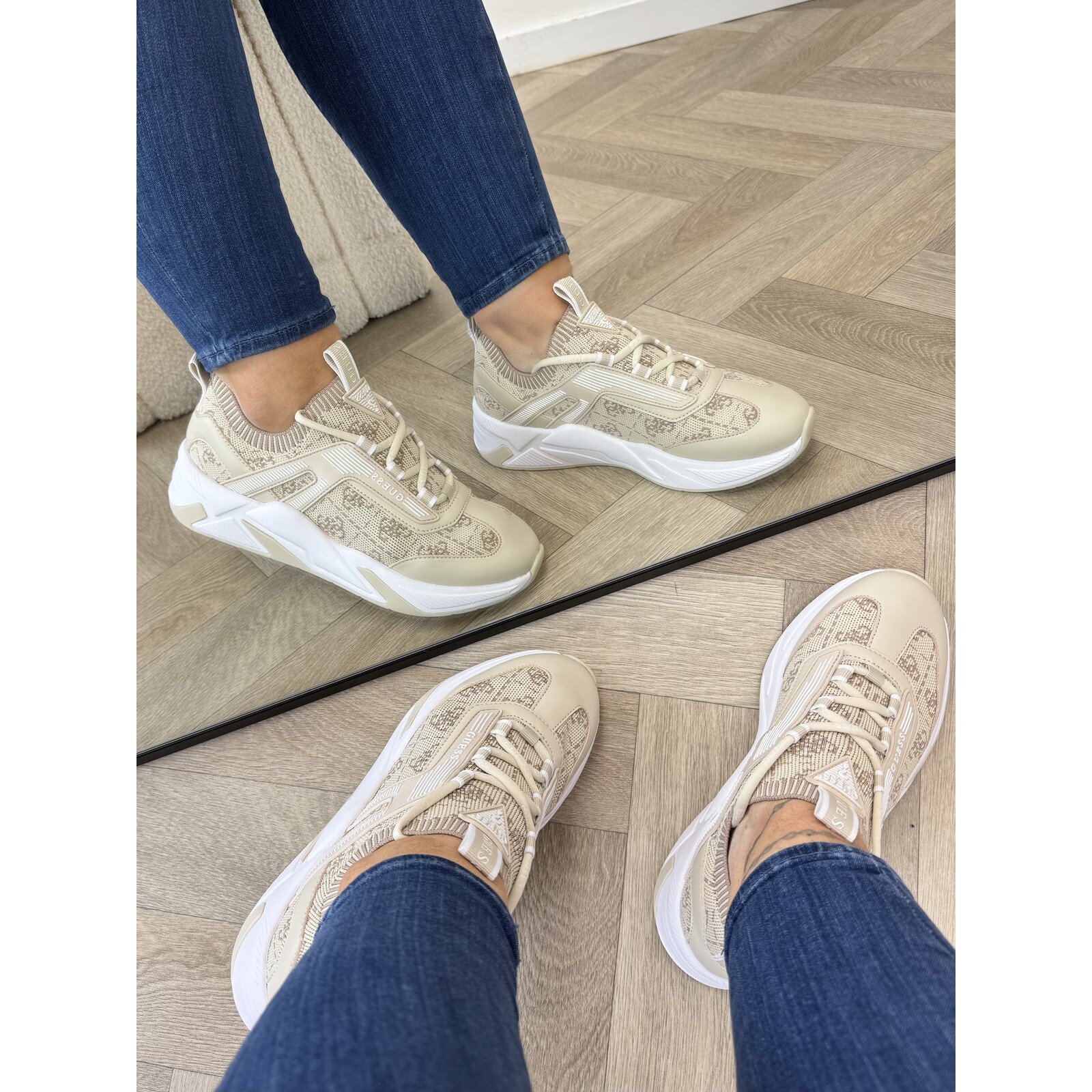 Guess Sneakers Genga Multi Beige Guess 982