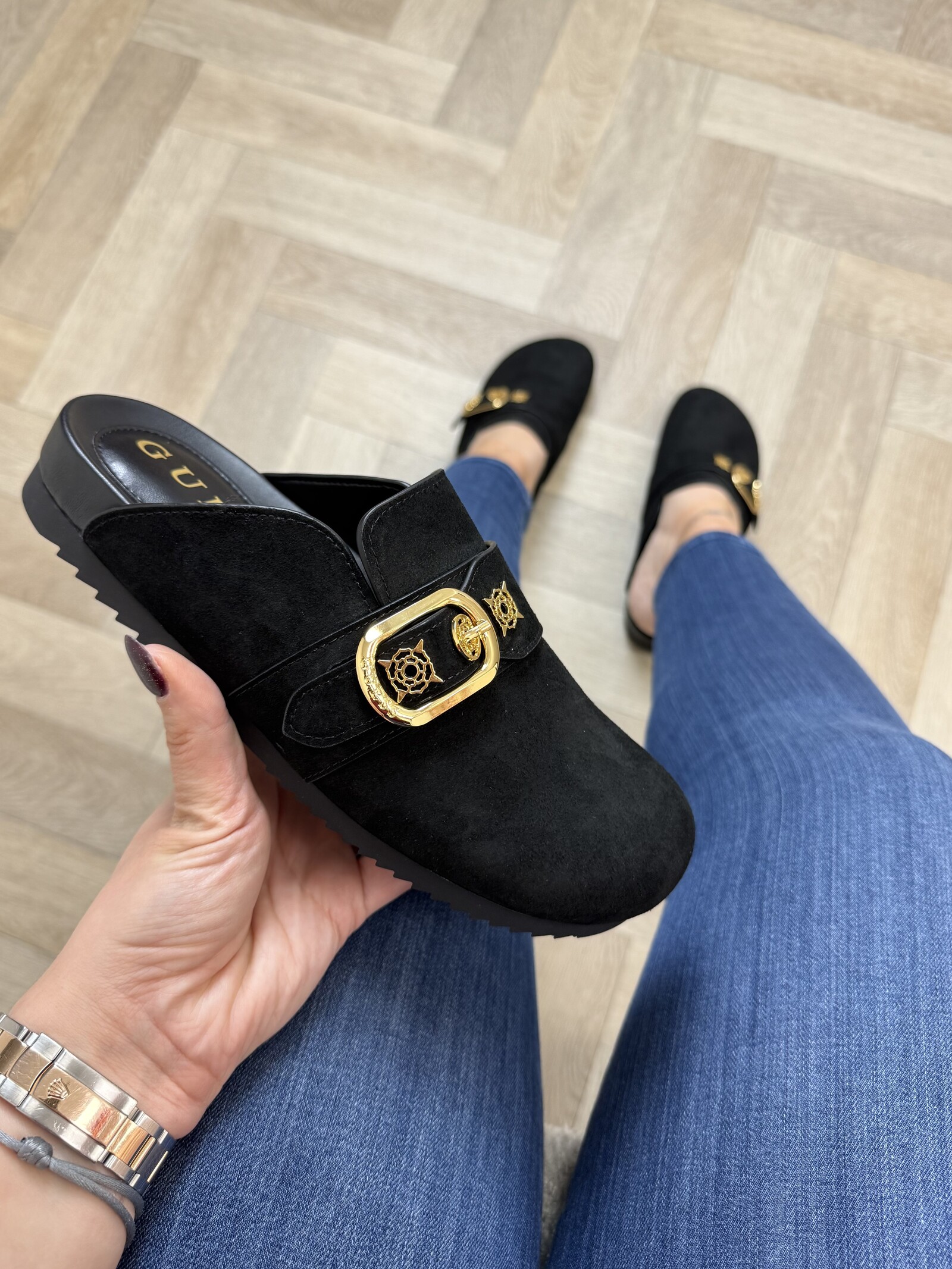 Guess Loafer slipper Galavanta black Guess 983