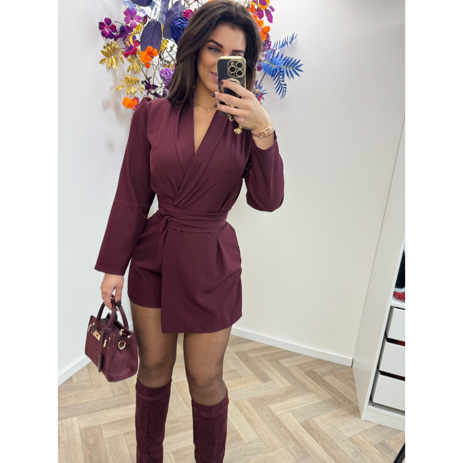 Jumpsuit Estelle Bordeaux
