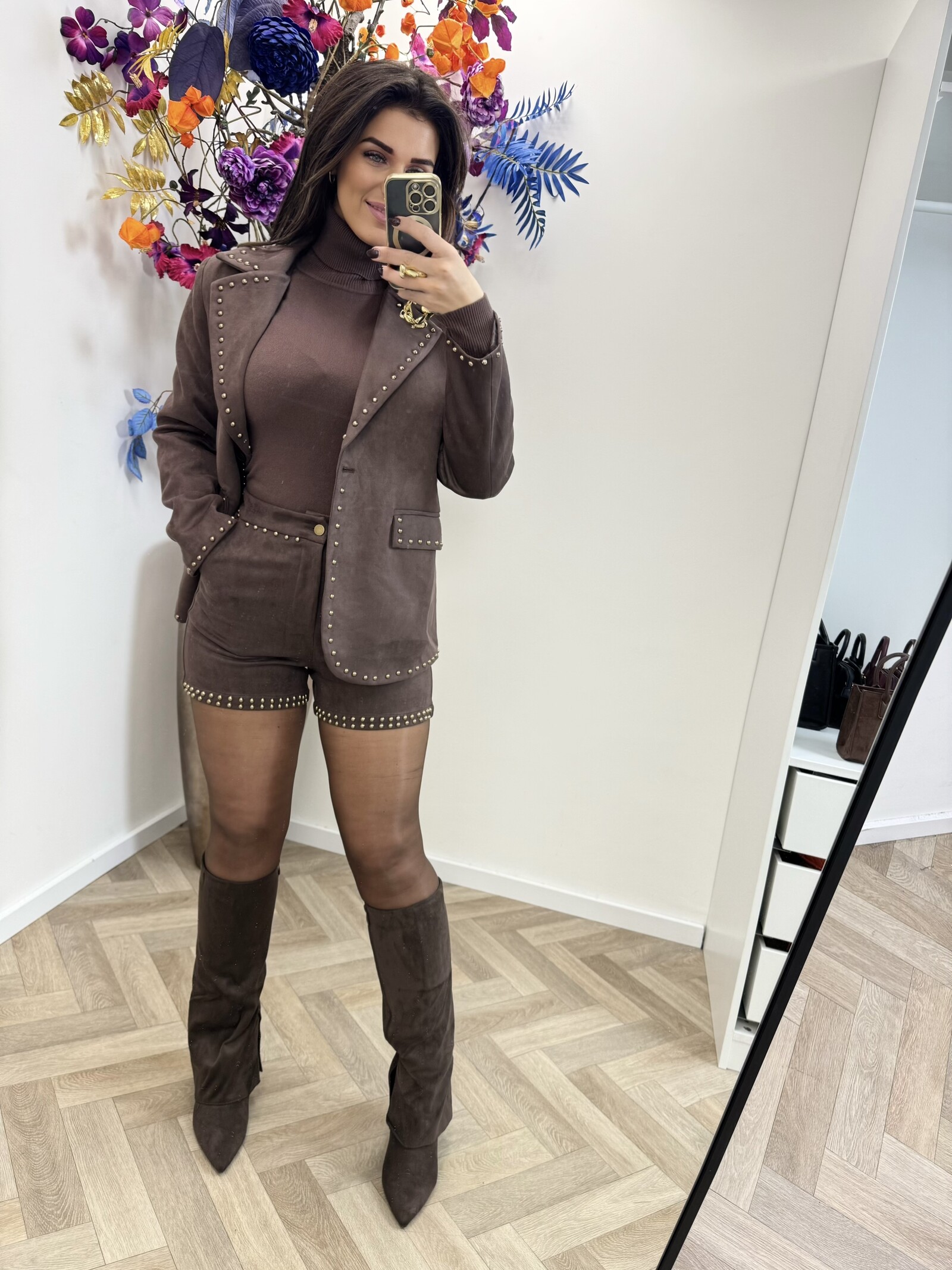 Blazer Suede studs 66686 Choco