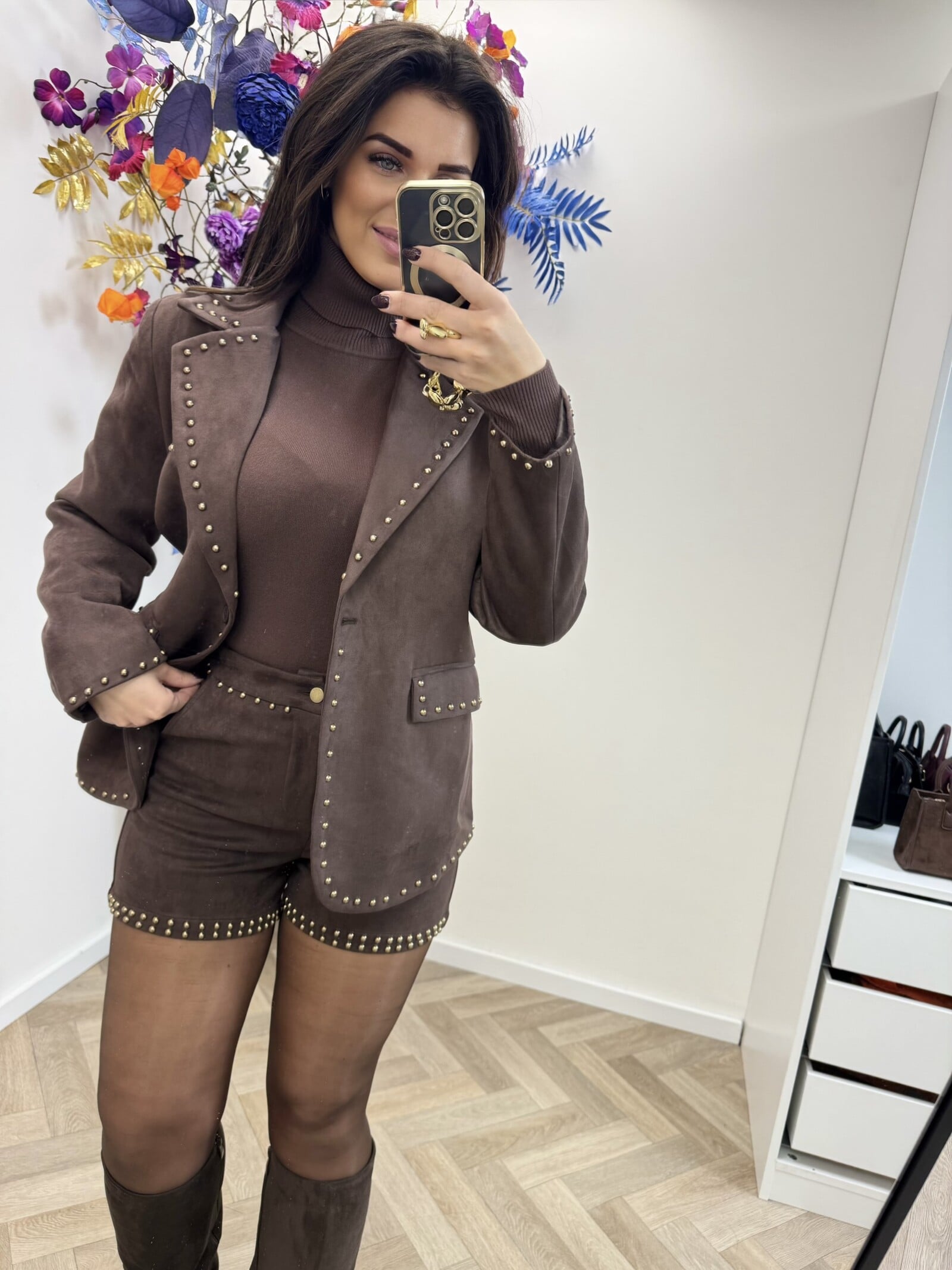 Blazer Suede studs 66686 Choco