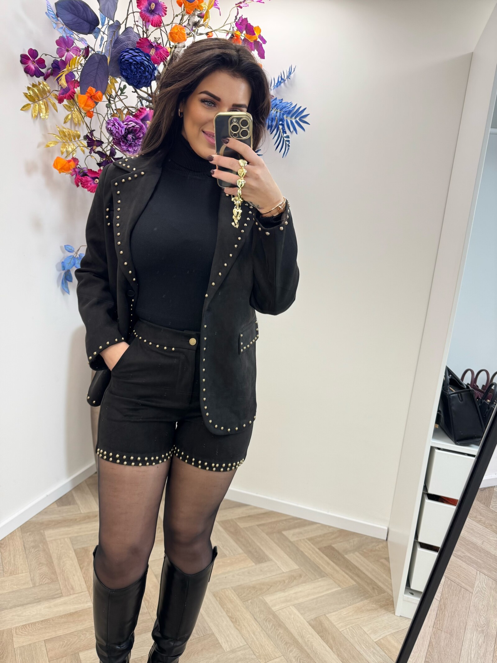 Blazer Suede studs 66686 Black