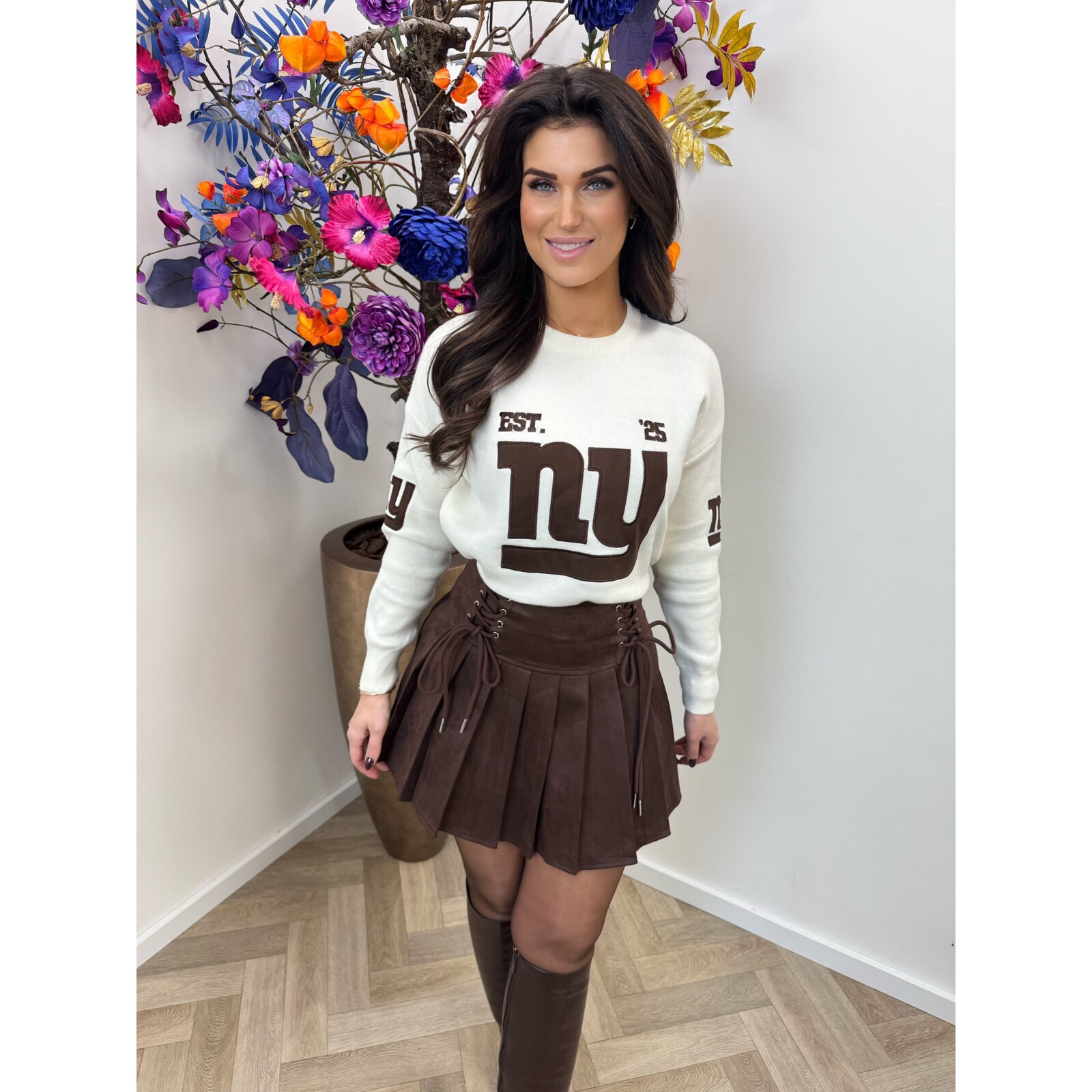 Trui NY am718 Off White