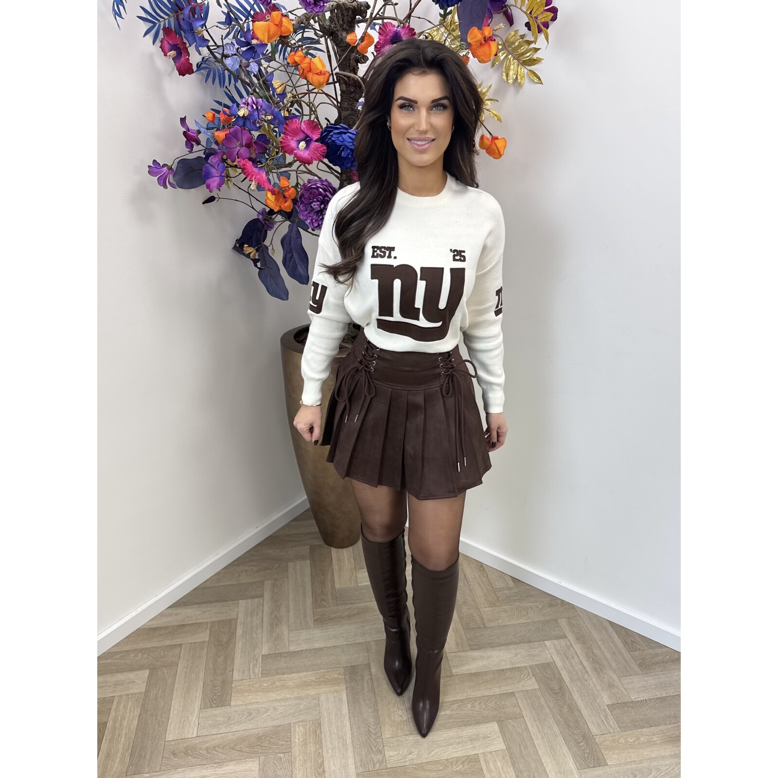 Trui NY am718 Off White