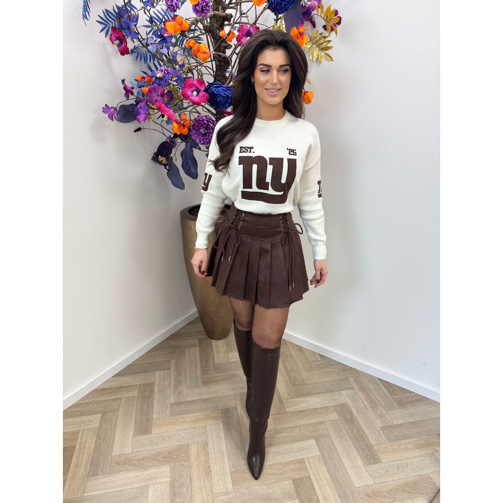 Trui NY am718 Off White