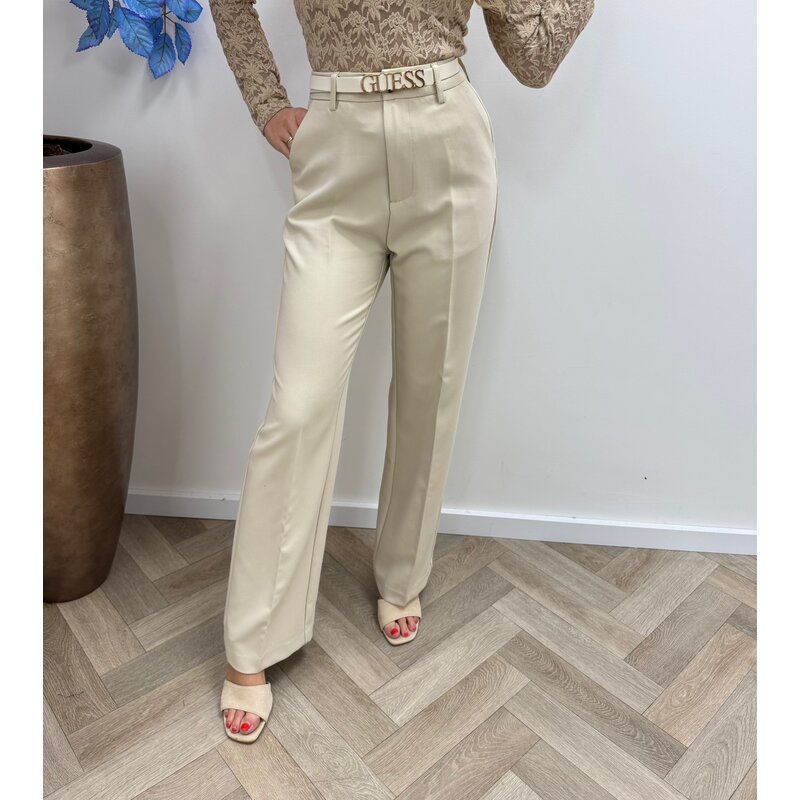Perfect pants straight Rosie beige 8003xl-34