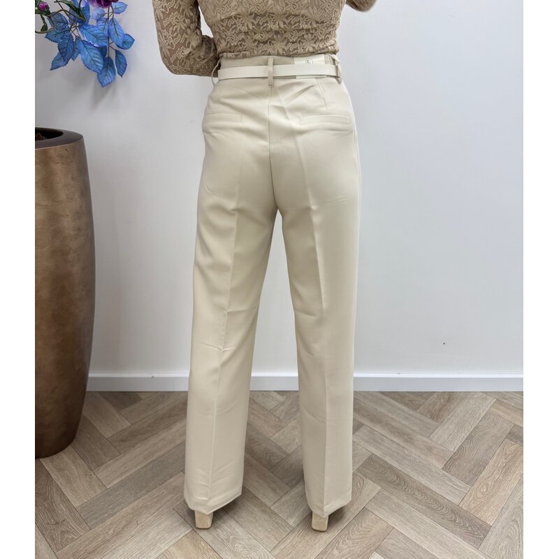 Perfect pants straight Rosie beige 8003xl-34