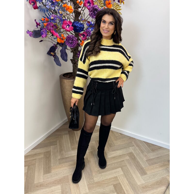 Trui Stripes Kaily Yellow