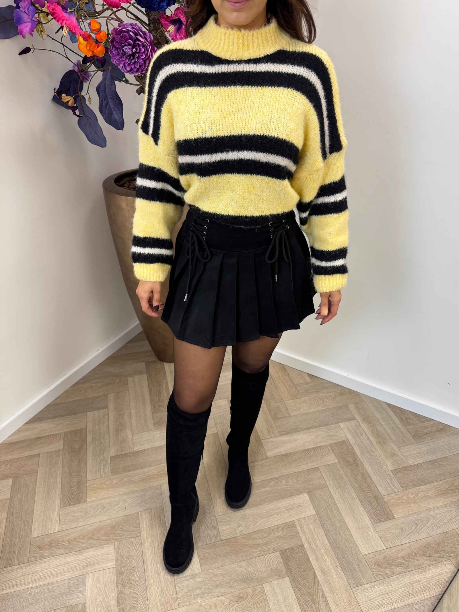 Trui Stripes Kaily Yellow