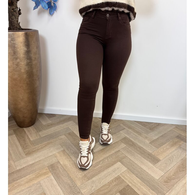 Perfect Skinny jeans Choco Push Up B001-22