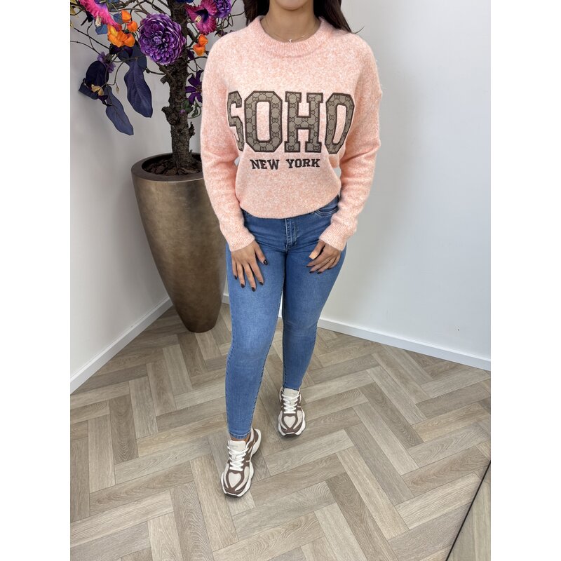 Trui Soho Designer M1055 Peach