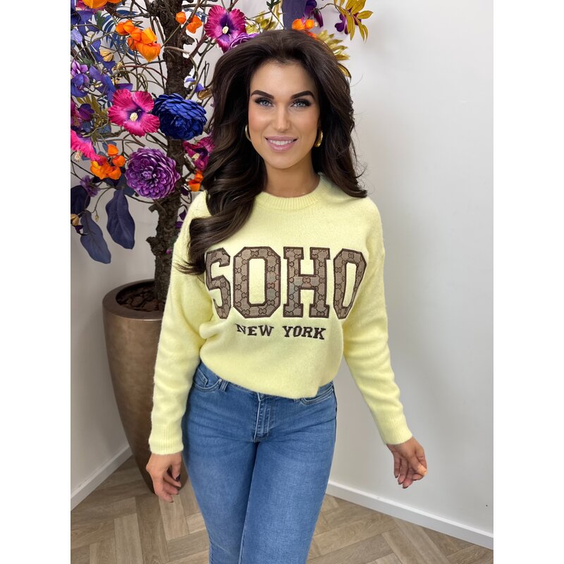 Trui Soho Designer M1055 Yellow