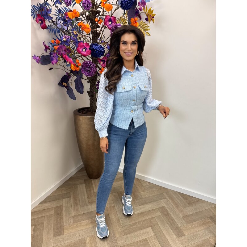 Gilet Cecile ZP1048  Light Blue