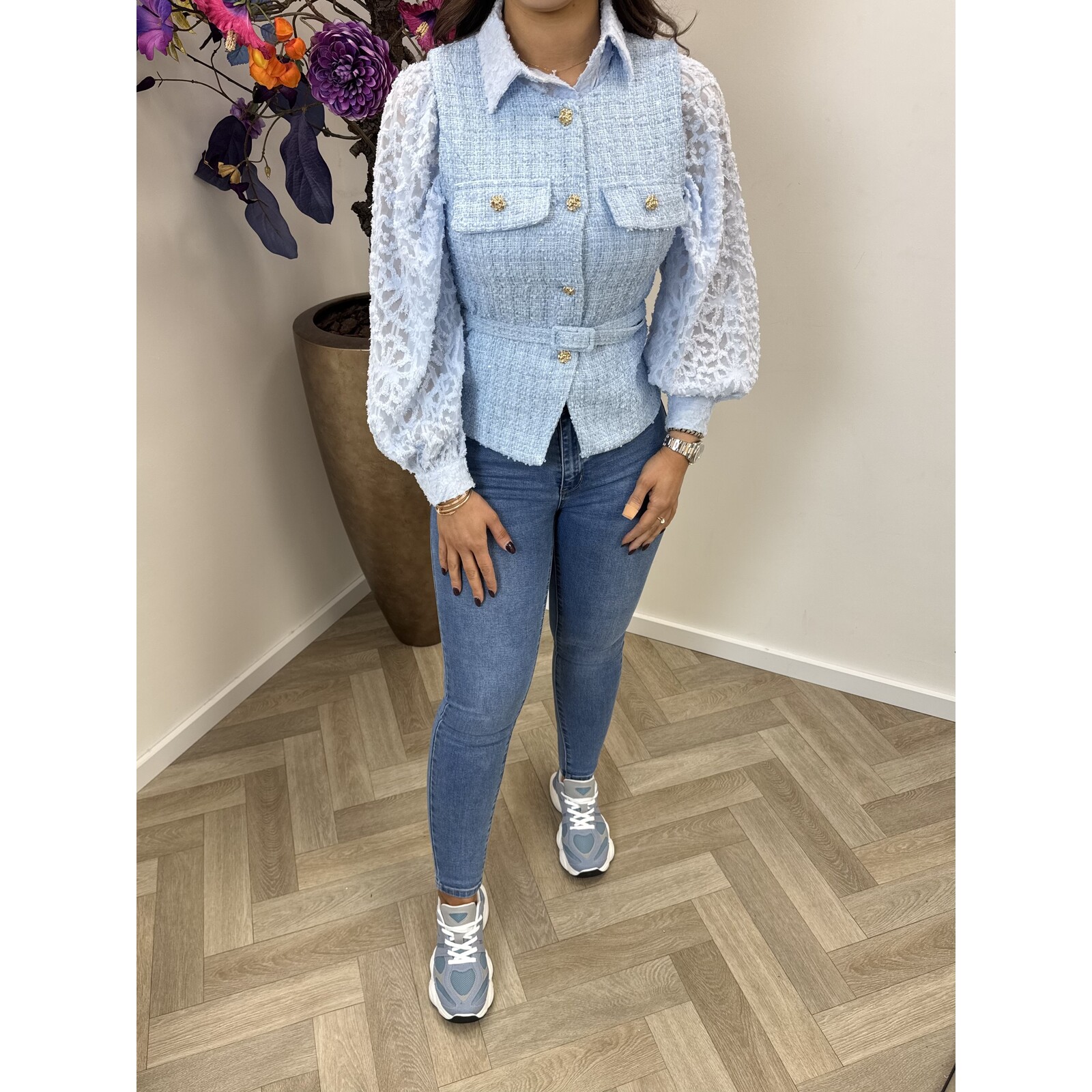 Gilet Cecile ZP1048  Light Blue