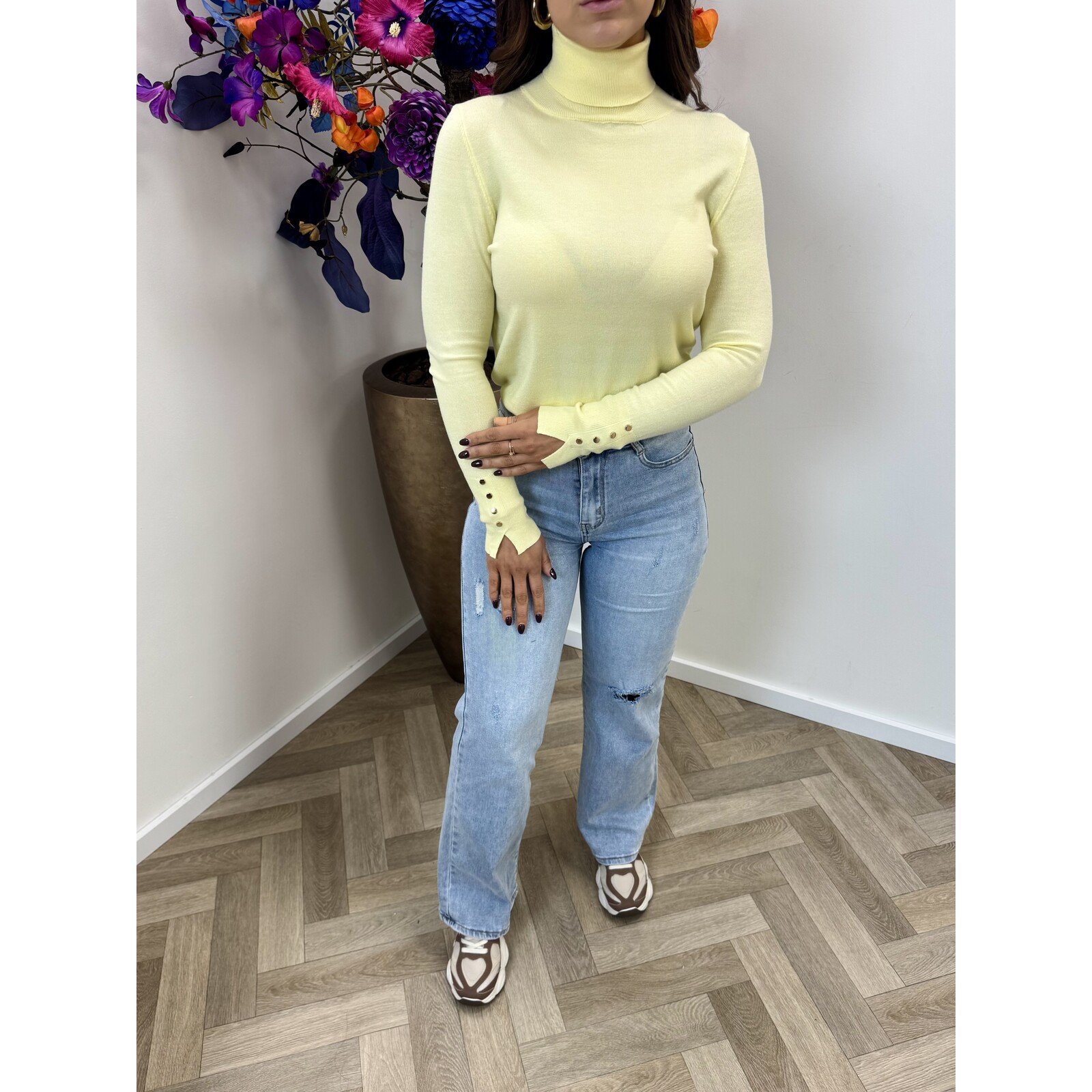 Col top button LP005 Light yellow