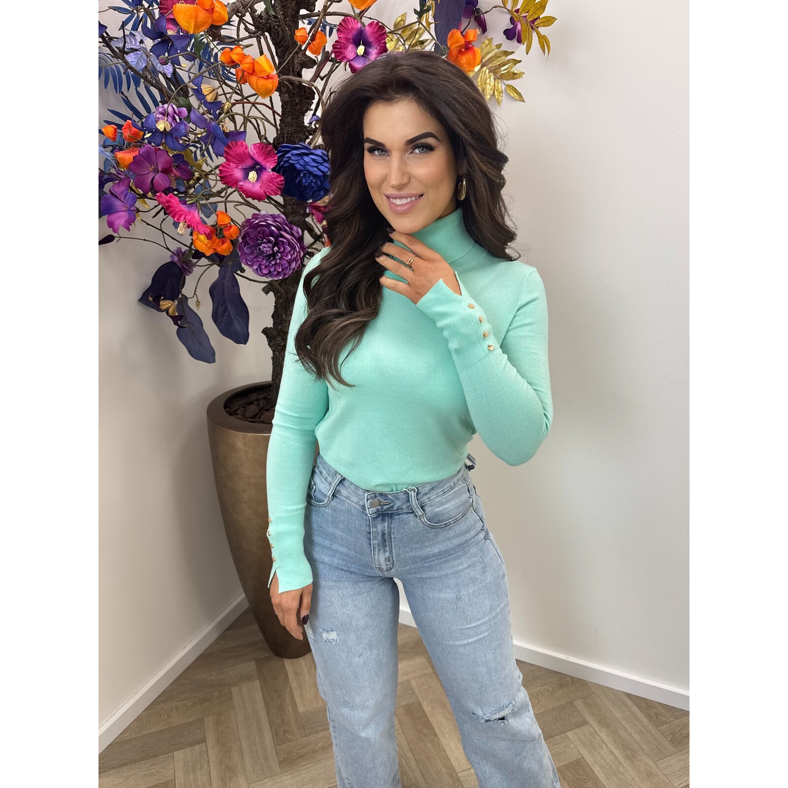 Col top button LP005 Mint