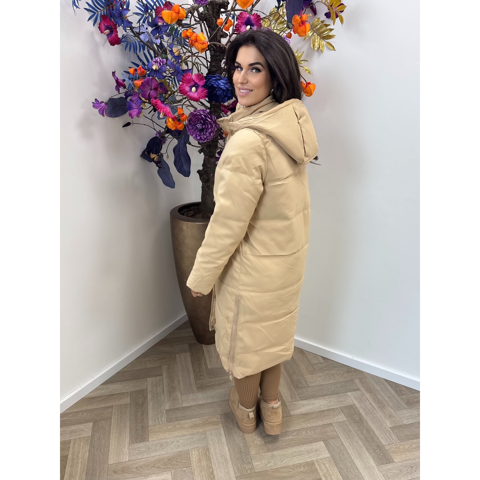 Long Jacket Yumi LM9911 beige SPECIAL DEAL