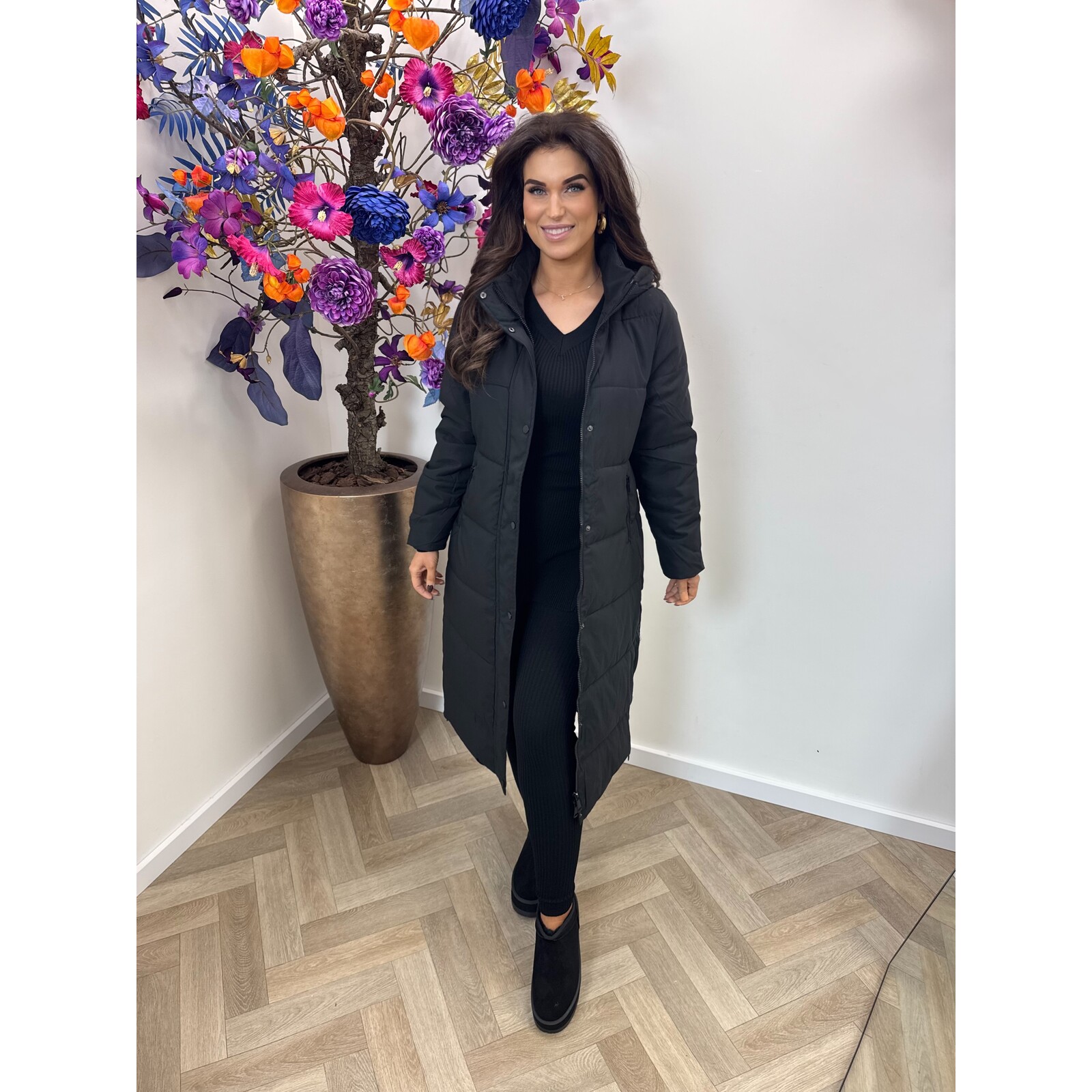 Long Jacket Yumi LM9911 Black SPECIAL DEAL