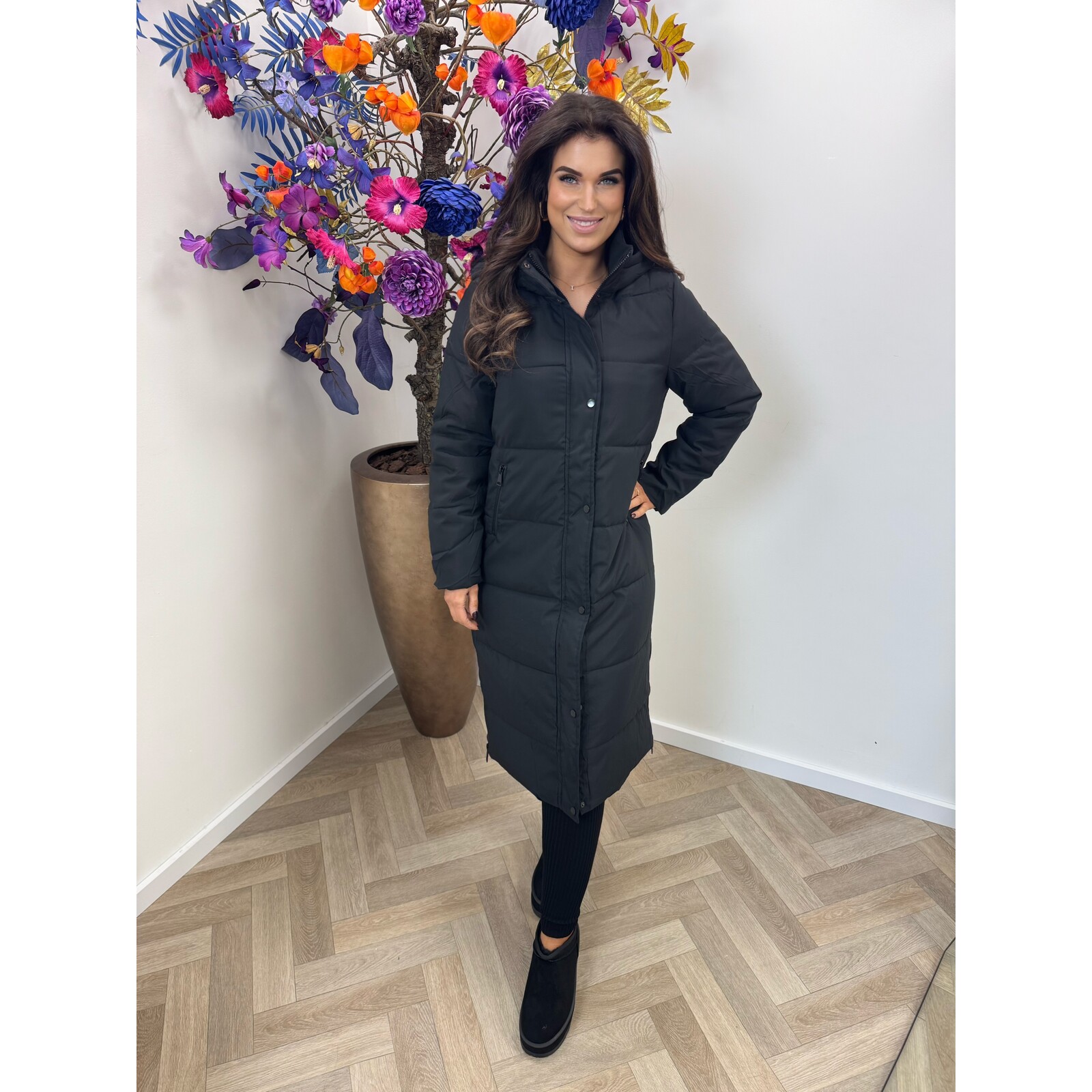 Long Jacket Yumi LM9911 Black SPECIAL DEAL