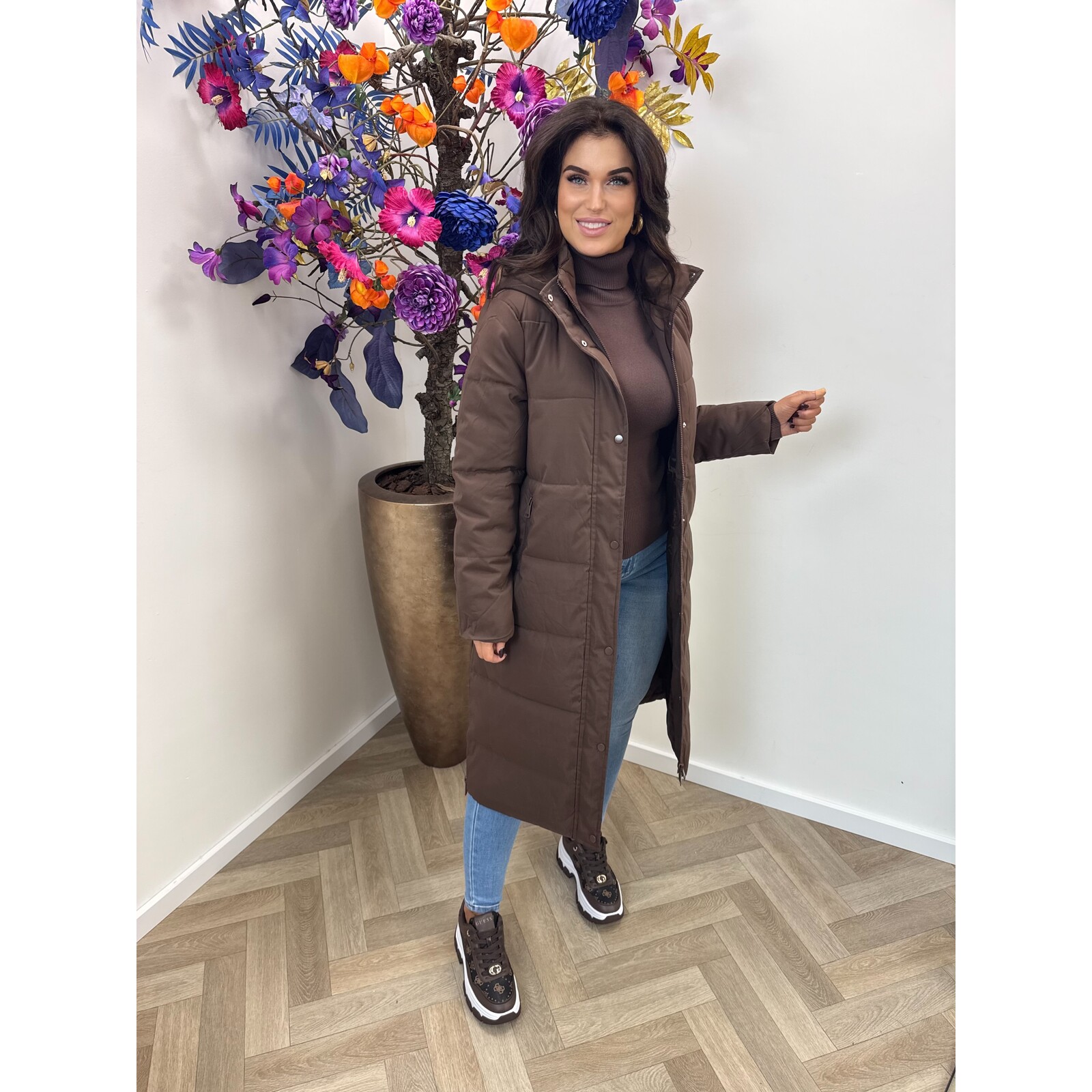 Long Jacket Yumi LM9911 Choco SPECIAL DEAL