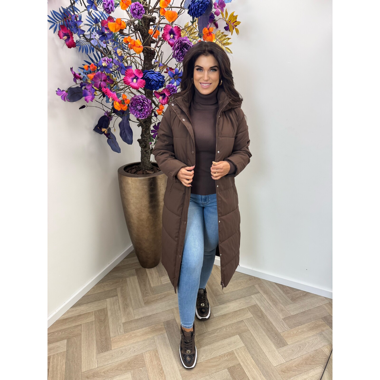 Long Jacket Yumi LM9911 Choco SPECIAL DEAL