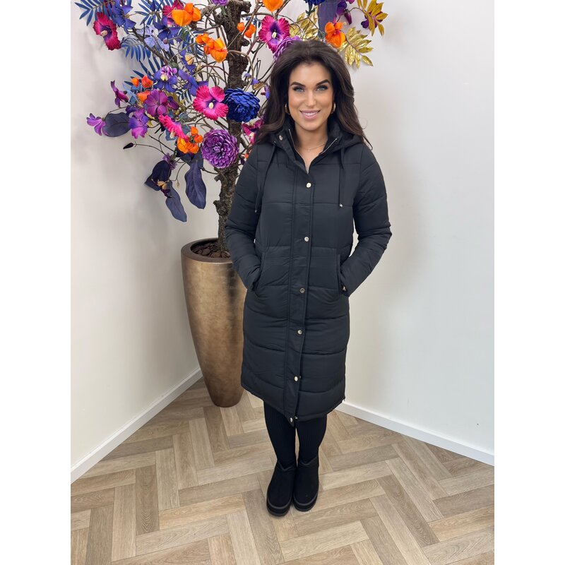 Long Jacket Djessy KL006 black SPECIAL DEAL