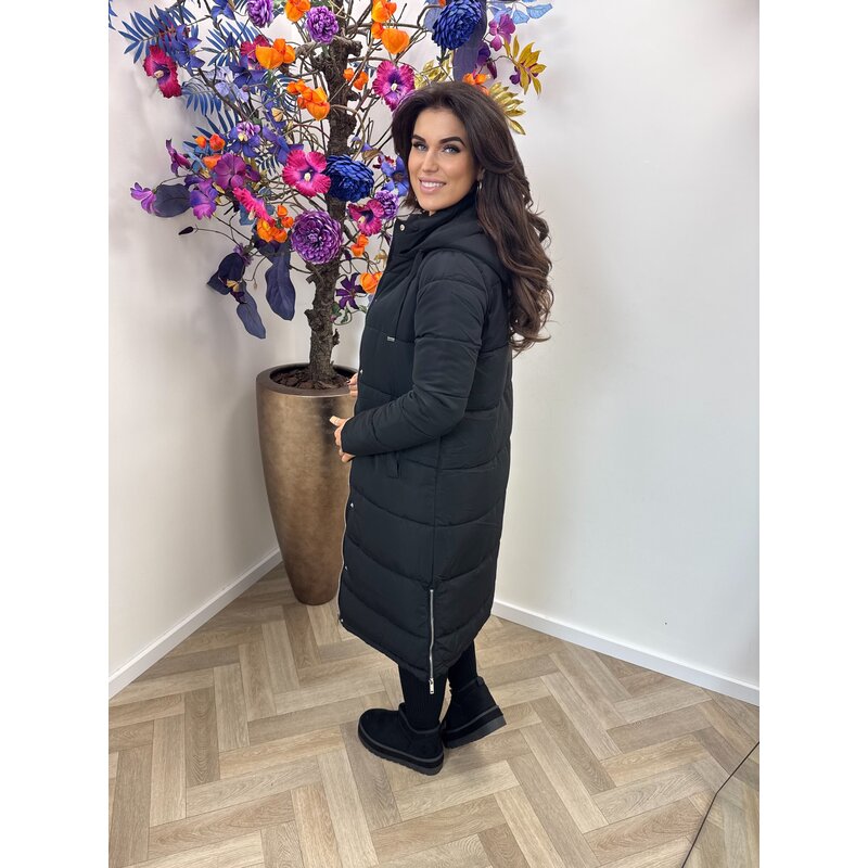 Long Jacket Djessy KL006 black SPECIAL DEAL