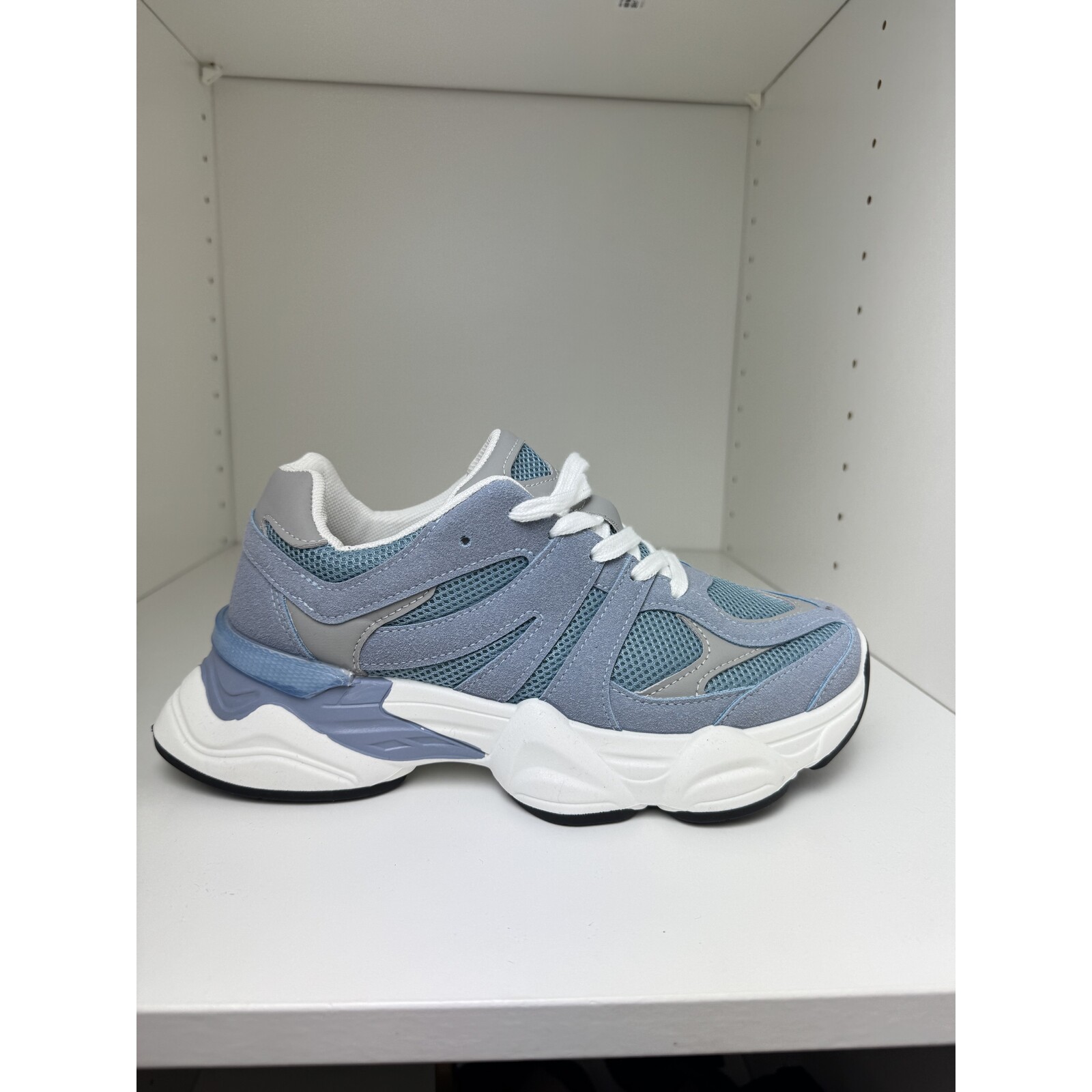 Sneakers Suede Stacey BS228 Blue